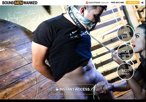Bound Men Wanked